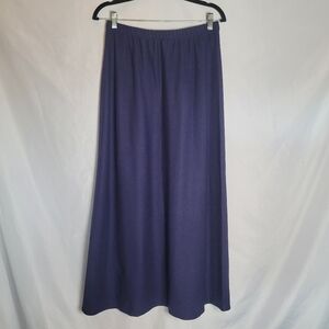 Eileen Fisher 100% Wool Navy Maci Skirt USA Size Medium *Read*